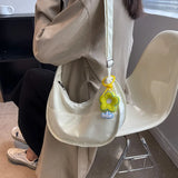 Large Capacity Waterproof Canvas Shoulder Bag for Women