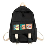 Women Cartoon Backpack Nylon Casual Rucksack for Teenage Girls