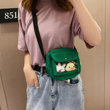 Women Cartoon Mini Messenger Versatile Bag Cell Phone Bags Crossbody Bags