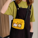 Women Cartoon Mini Messenger Versatile Bag Cell Phone Bags Crossbody Bags