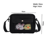 Women Cartoon Mini Messenger Versatile Bag Cell Phone Bags Crossbody Bags