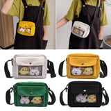 Women Cartoon Mini Messenger Versatile Bag Cell Phone Bags Crossbody Bags