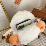 Funny Plush Sheep Shoulder Bag Girl Doll Messenger Bag Birthday Gift