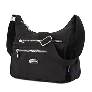 Waterproof Nylon Shoulder Bag Large Capacity Mom Handbags Tote Crossbody Pack