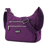 Waterproof Nylon Shoulder Bag Large Capacity Mom Handbags Tote Crossbody Pack