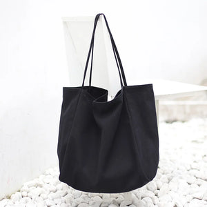 Women Casual Canvas Shoulder Bags Female Eco Cloth Handbag Tote Reusable