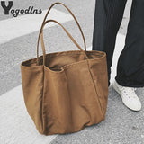 Women Casual Canvas Shoulder Bags Female Eco Cloth Handbag Tote Reusable