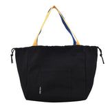Women Canvas Totes Bag Handbags Top Handle Bag - Yellow/Black