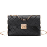 Women Casual Chain PU Leather Diamond Crossbody Bags Shoulder Bag Handbag
