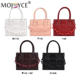 Women Casual Checker Pattern PU Shoulder Bags Crossbody Bag