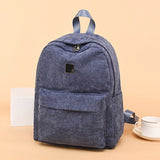 Women Casual Corduroy Backpack Soft Kids School Bag Travel College Daypack
