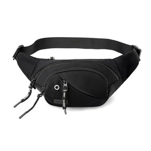 Women Nylon Chest Bags Sports Waist Packs Crossbody Bags