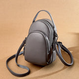 Casual Phone Bag Real Cowhide Messenger Bag Small Shoulder Bag