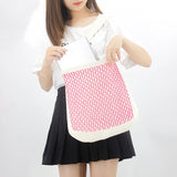 Women Casual Knit Slouchy Pouch Bag Granny Jacquard Cro