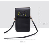 Women Casual Large Capacity Phone Bag Leather Female Single
