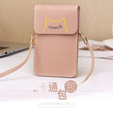 Women Casual Large Capacity Phone Bag Leather Female Single