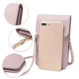 Women Casual Large Capacity Phone Bag Leather Female Single