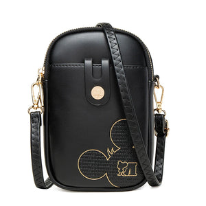 Women Casual Mini Bag Cell Phone Cartoon Small Crossbody Bags