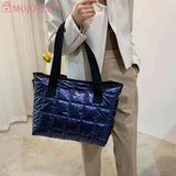 Women Shoulder Handbag Tote Bag Quilted Shopping Bags