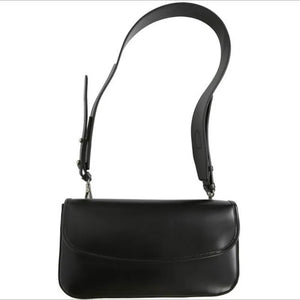 Women Casual Saddle Bag Crossbody Bags Handbag Glossy PU Shoulder Bag