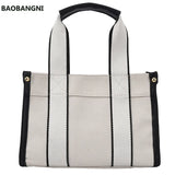 Women Casual Canvas Shoulder Bag Retro Handbag Solid Japan Korea