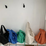 Women Large Capacity Crossbody Bag Solid Tote Bag Travel Handbag