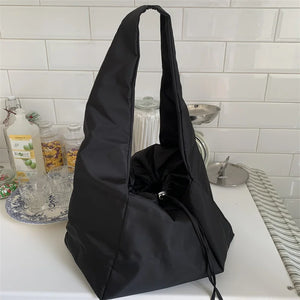 Women Large Capacity Crossbody Bag Solid Tote Bag Travel Handbag