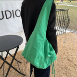 Women Large Capacity Crossbody Bag Solid Tote Bag Travel Handbag