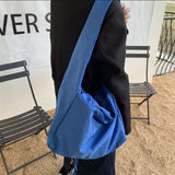 Women Large Capacity Crossbody Bag Solid Tote Bag Travel Handbag