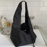 Women Large Capacity Crossbody Bag Solid Tote Bag Travel Handbag