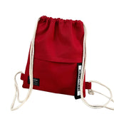 Women Casual Solid Letter Pattern Backpack Canvas Daily Bags