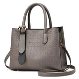 Vintage PU Leather Tote Bag for Women