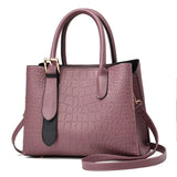 Vintage PU Leather Tote Bag for Women