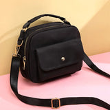 Middle-aged Elderly Waterproof Shoulder Bag Nylon Cloth Crossbody Messenger