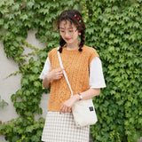 Women Casual Canvas Shoulder Bag Small Crossbody Bag Phone Purse