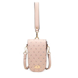 Floral Cell Phone Purse Wallet with Shoulder Strap
