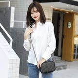 Women Chain Crossbody Bag Rivet Messenger Small Shoulder