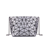 Geometric Shoulder Bag for Women Folding Crossbody Clutch Evening Bag