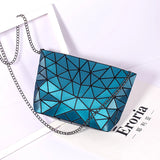 Geometric Shoulder Bag for Women Folding Crossbody Clutch Evening Bag