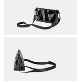Women Chain Shoulder Bag Luminous Geometric Messenger Bags