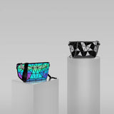 Women Chain Shoulder Bag Luminous Geometric Messenger Bags