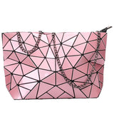 Women Chain Shoulder Bag Geometric Messenger Bags Clutch Evening Bag