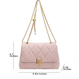 Women Chain Shoulder Cross Body Bags Small Purses High Soft PU Leather