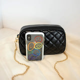 Women Chain Mini Bag Square Phone Wild Lady Shoulder Crossbody Messenger Clutch