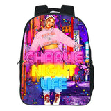 Charli Damelio Backpack Ice Coffee Splatter Bags For Boy Girl Bag