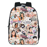 Charli Damelio Backpack Ice Coffee Splatter Bags For Boy Girl Bag