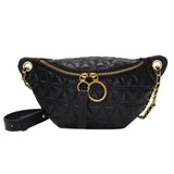 Women Chest Bag Female Waist Purse Shoulder Bags Ladies PU Leather Crossbody Bag