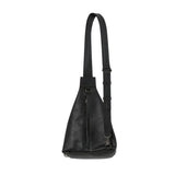 Women Chest Bag PU Bucket Casual Solid Zipper Shoulder Bags Crossbody Women Bag
