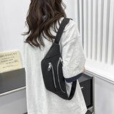 Nylon Women Chest Bag Shoulder Crossbody Phone Sports Waist Fanny Pack