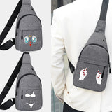 Chest Pack Waist Bag Men Travel Bag Cell Phone Bag Pocket Shoulder Belt Bag